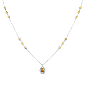 14K DIAMOND CT NECKLACE (121NB475ACTD)