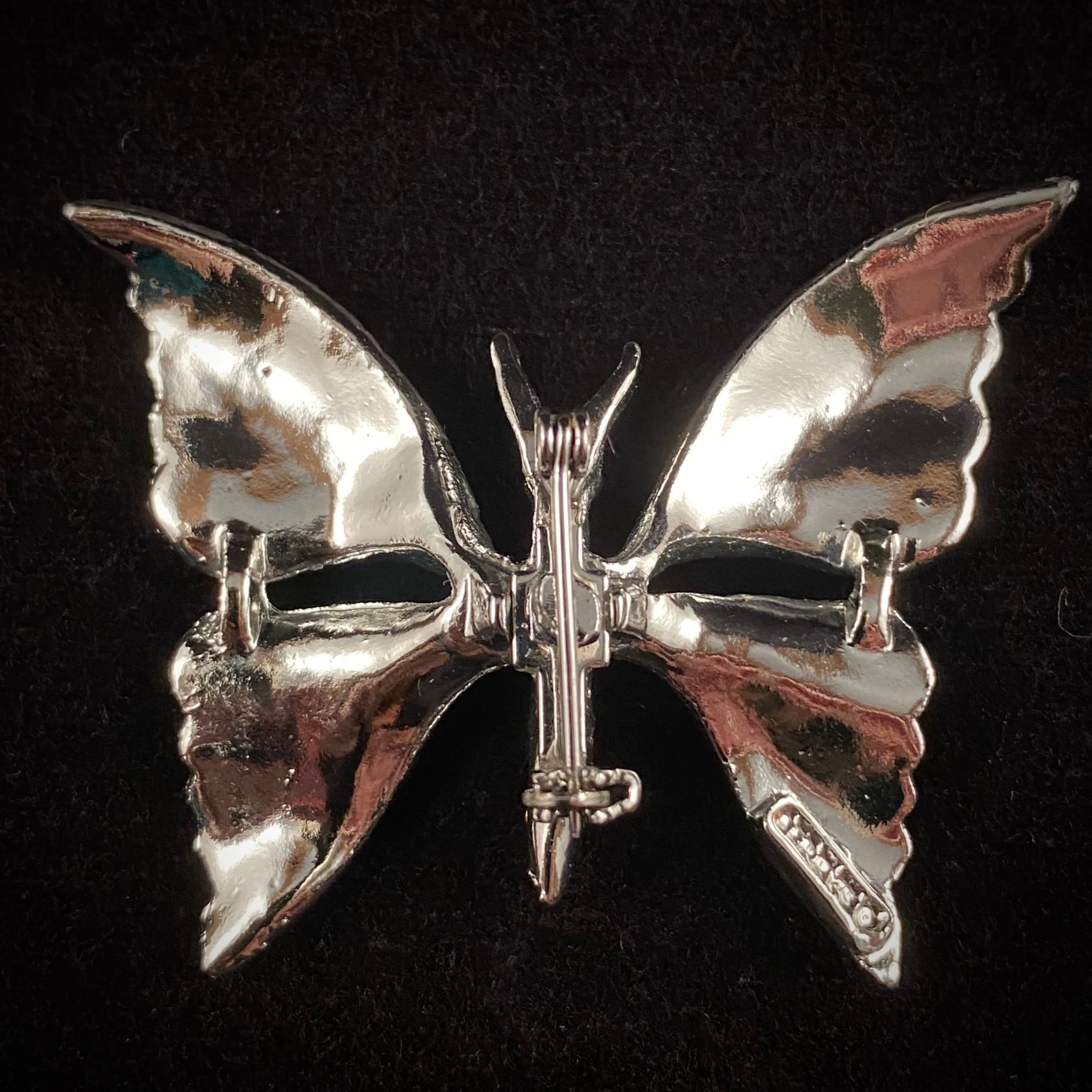 1960s Gerry's Butterfly & Rhinestone Brooch