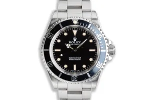 1990 Rolex Submariner 14060 No Date