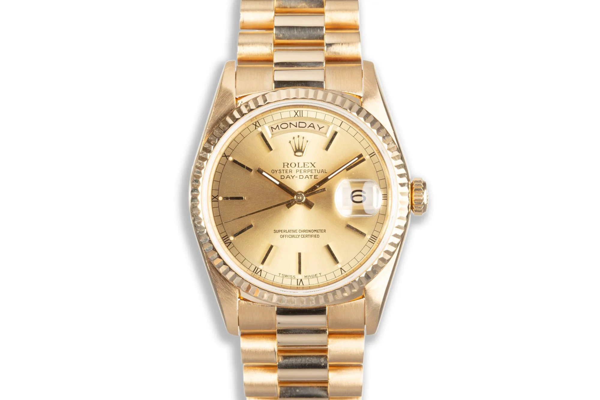 1993 Rolex Day-Date 18238 Champagne Dial President with Box