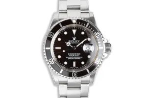 2000 Rolex Submariner 16610 with Box and Papers