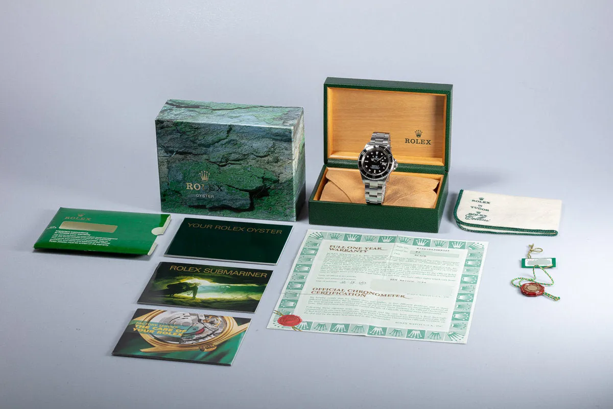 2000 Rolex Submariner 16610 with Box and Papers