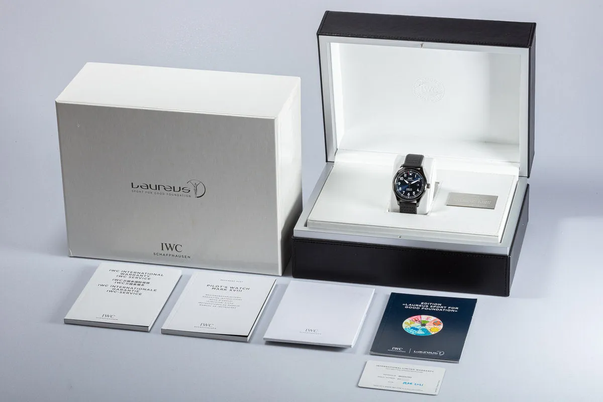 2020 Pilot’s Watch IW324703 Mark XVIII Edition “Laureus Sport for Good Foundation”