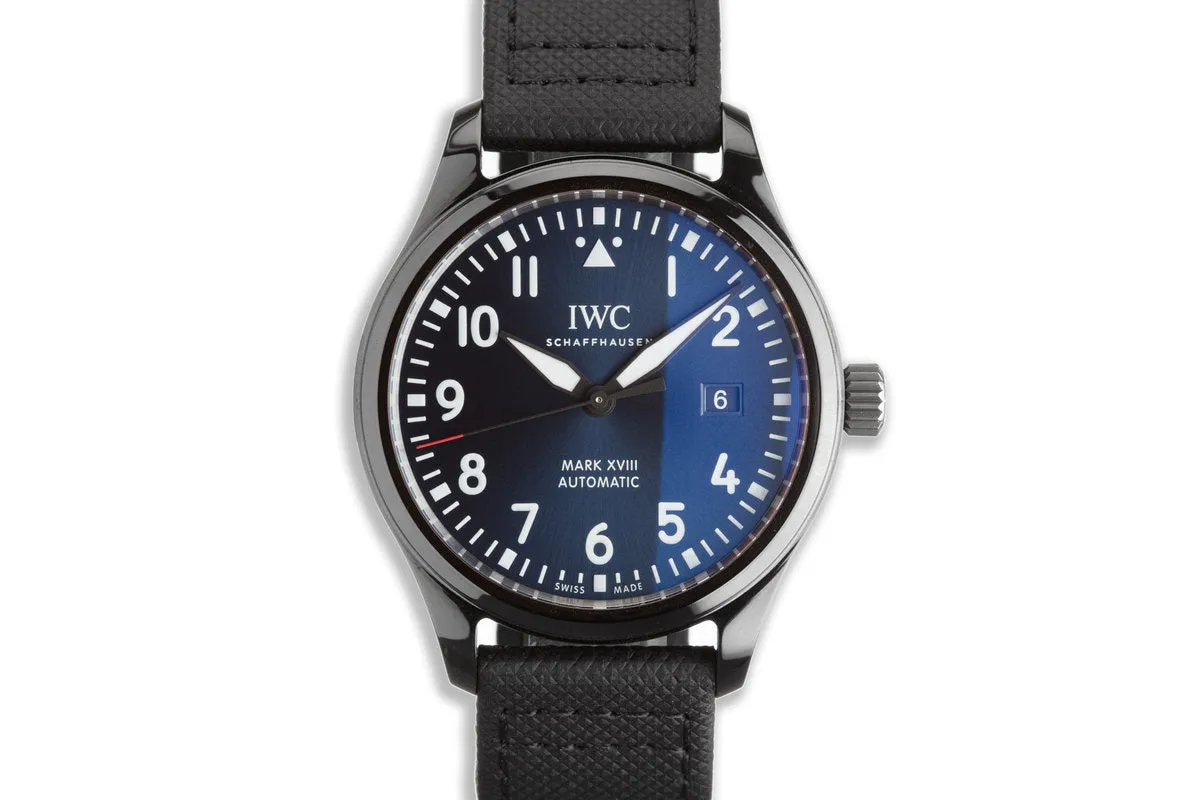 2020 Pilot’s Watch IW324703 Mark XVIII Edition “Laureus Sport for Good Foundation”