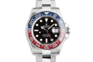 2021 40mm Rolex GMT-Master II 126710BLRO with Box & Card