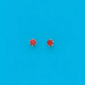 3mm July Swarovski Crystal Birthstone Earrings