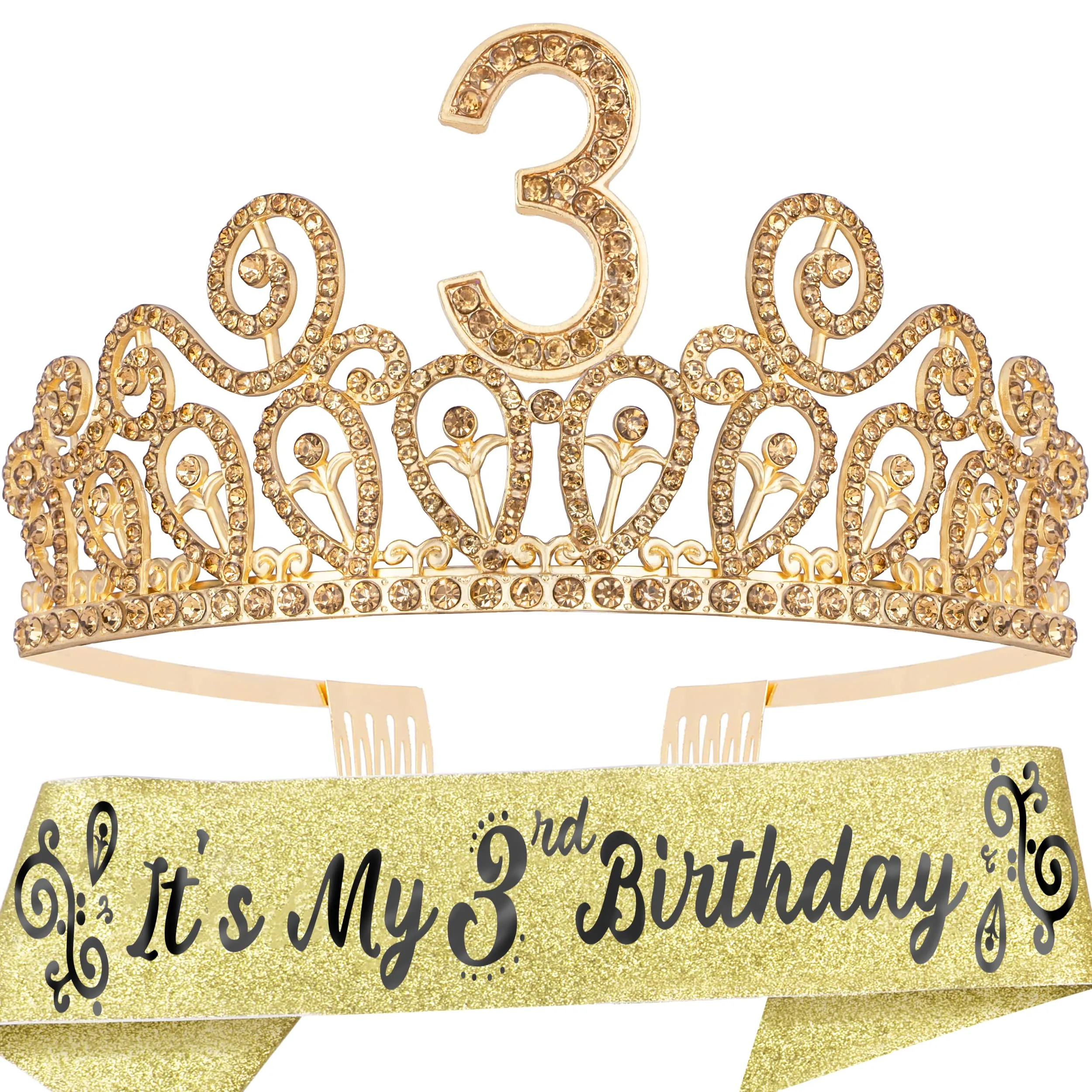 3rd Birthday, 3rd Birthday Girl, 3rd Birthday Gifts for Girls, 3rd Birthday Tiara, 3rd