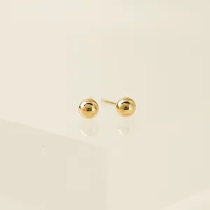 5mm Ball Gold-Filled Stud Earrings