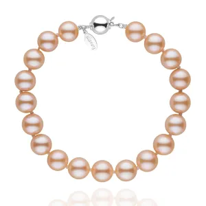 8.5-9.0 mm Pink to Peach Freshadama Pearl Bracelet