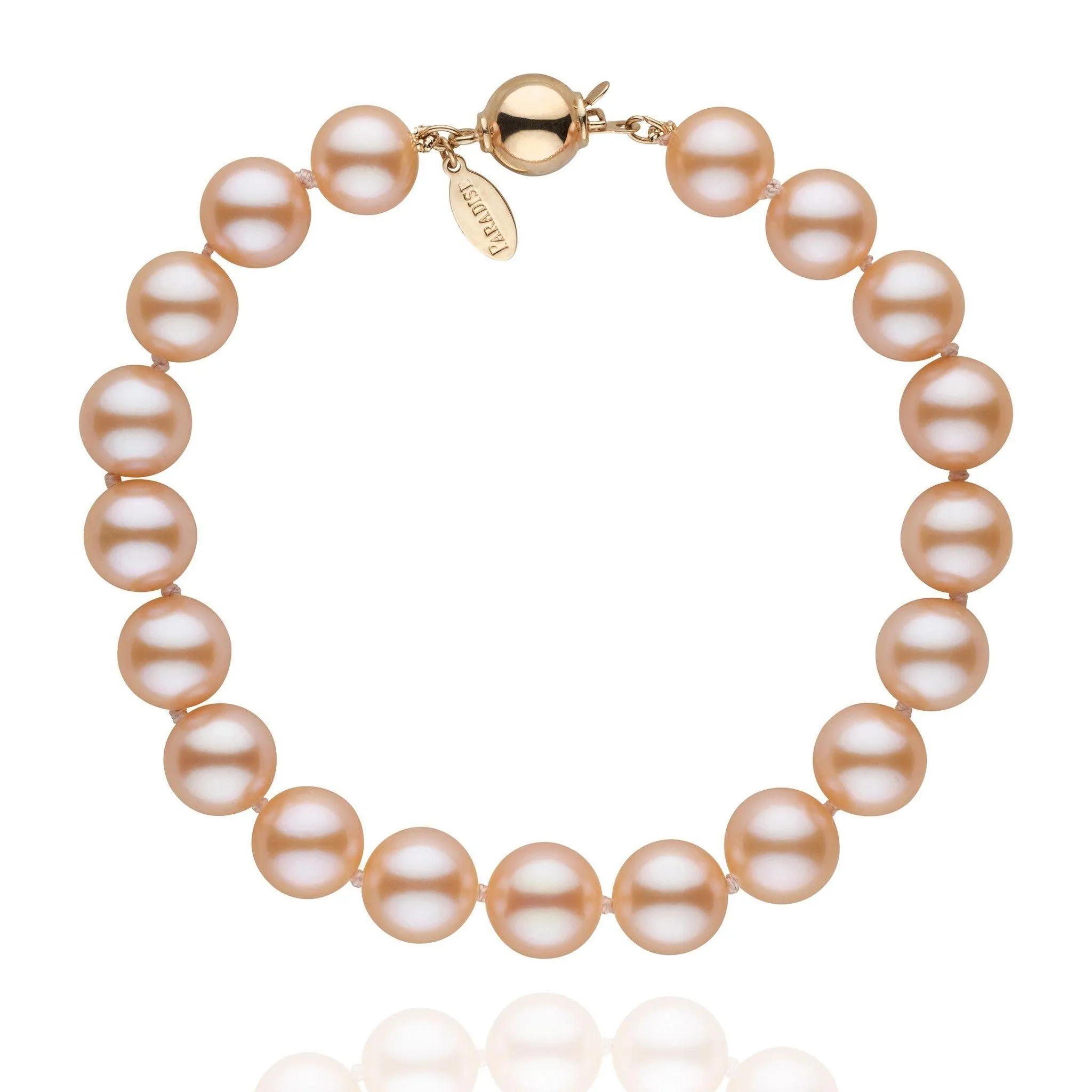 8.5-9.0 mm Pink to Peach Freshadama Pearl Bracelet