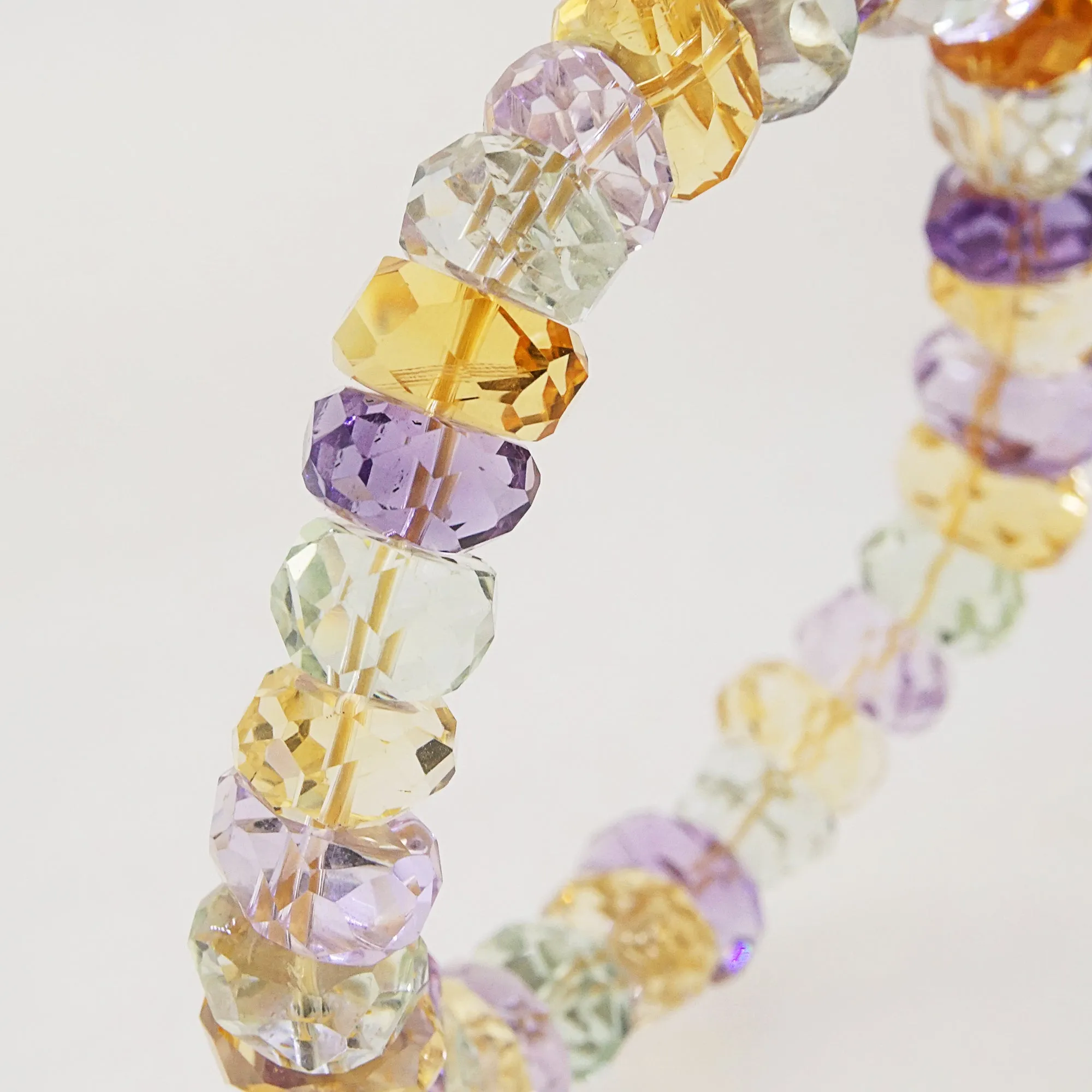 A-Grade Citrine, Amethyst, Prasiolite Faceted Nuggets