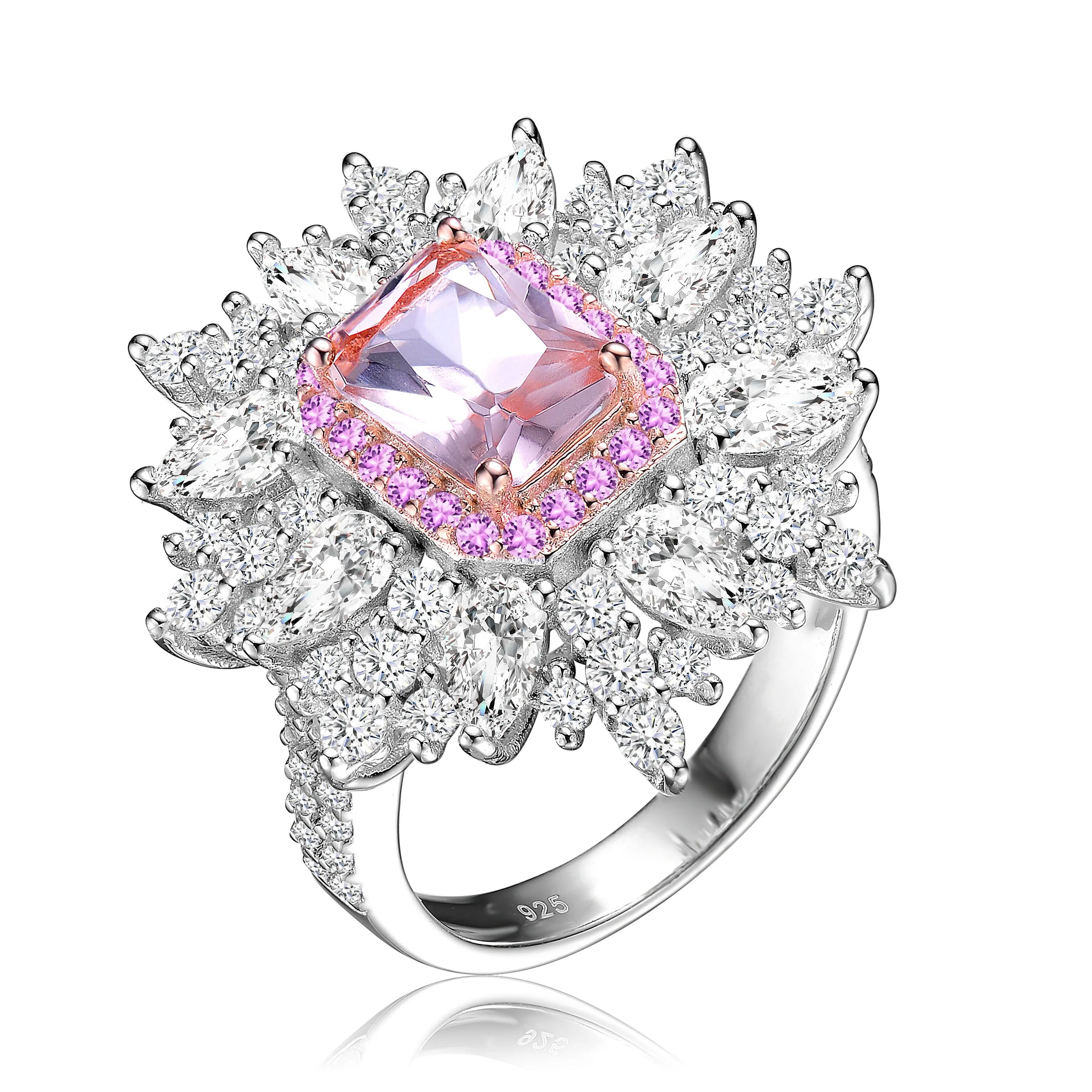 Antoinette Morganite Cocktail Ring