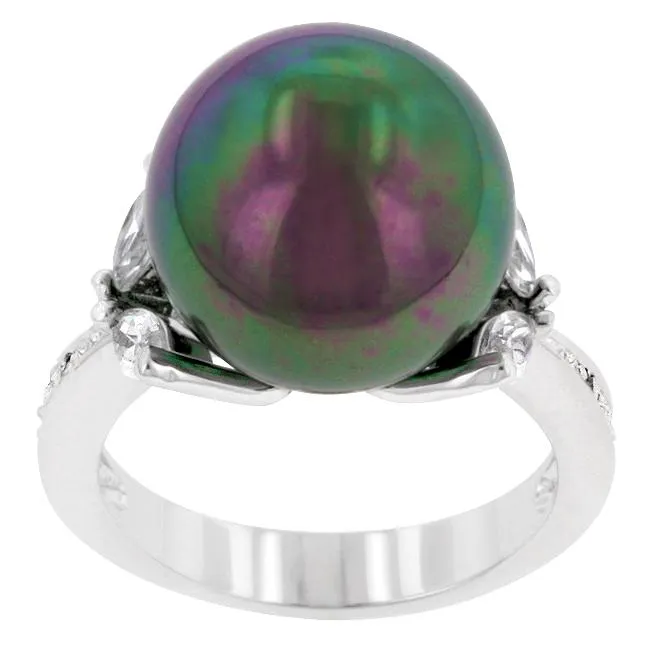 Bitki Tahitian Pearl Cocktail Ring