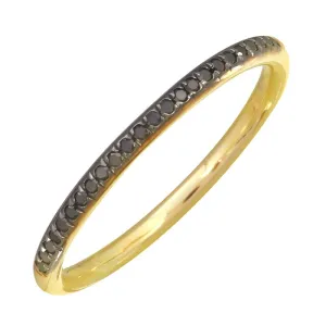 Black Diamond Thin Eternity Band