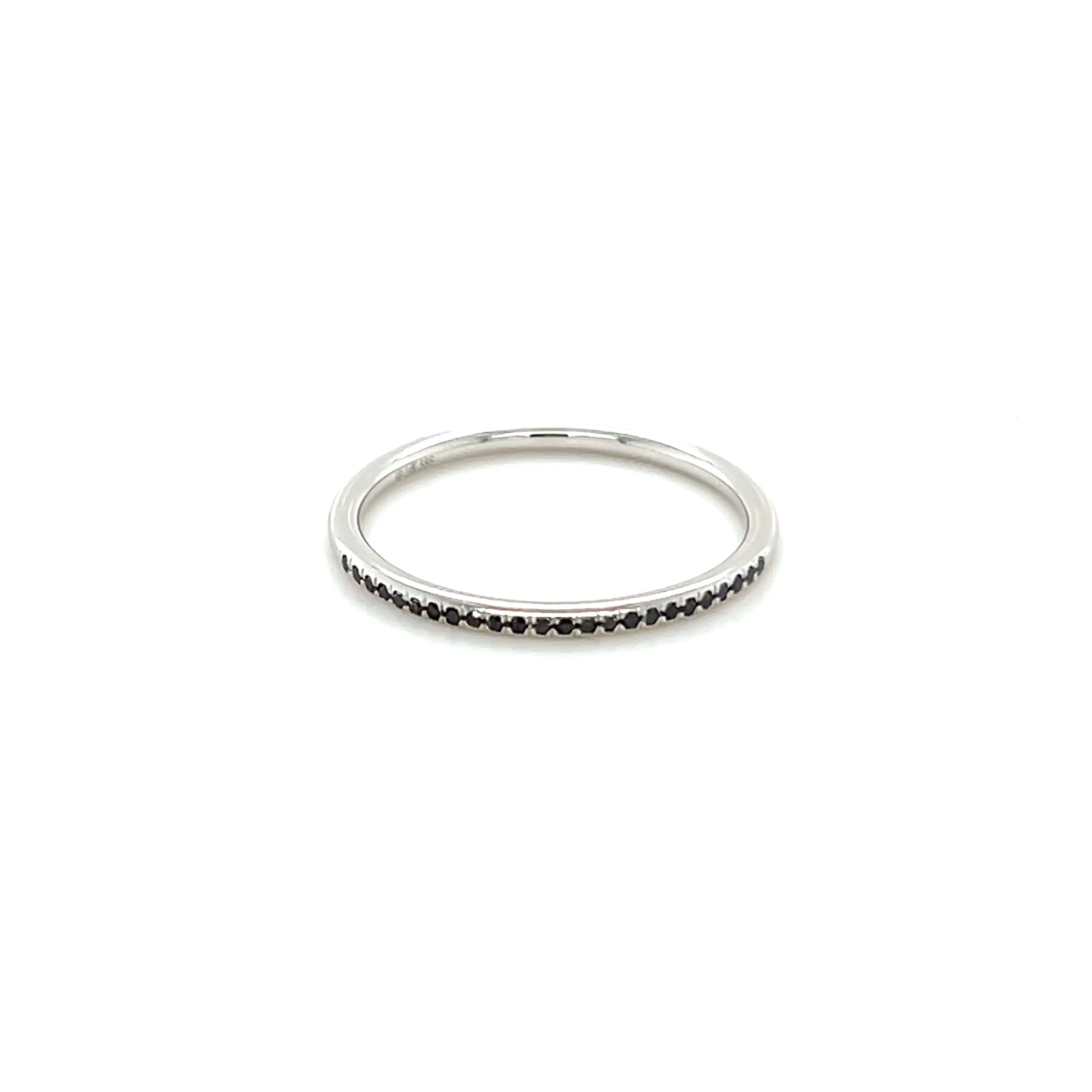 Black Diamond Thin Eternity Band