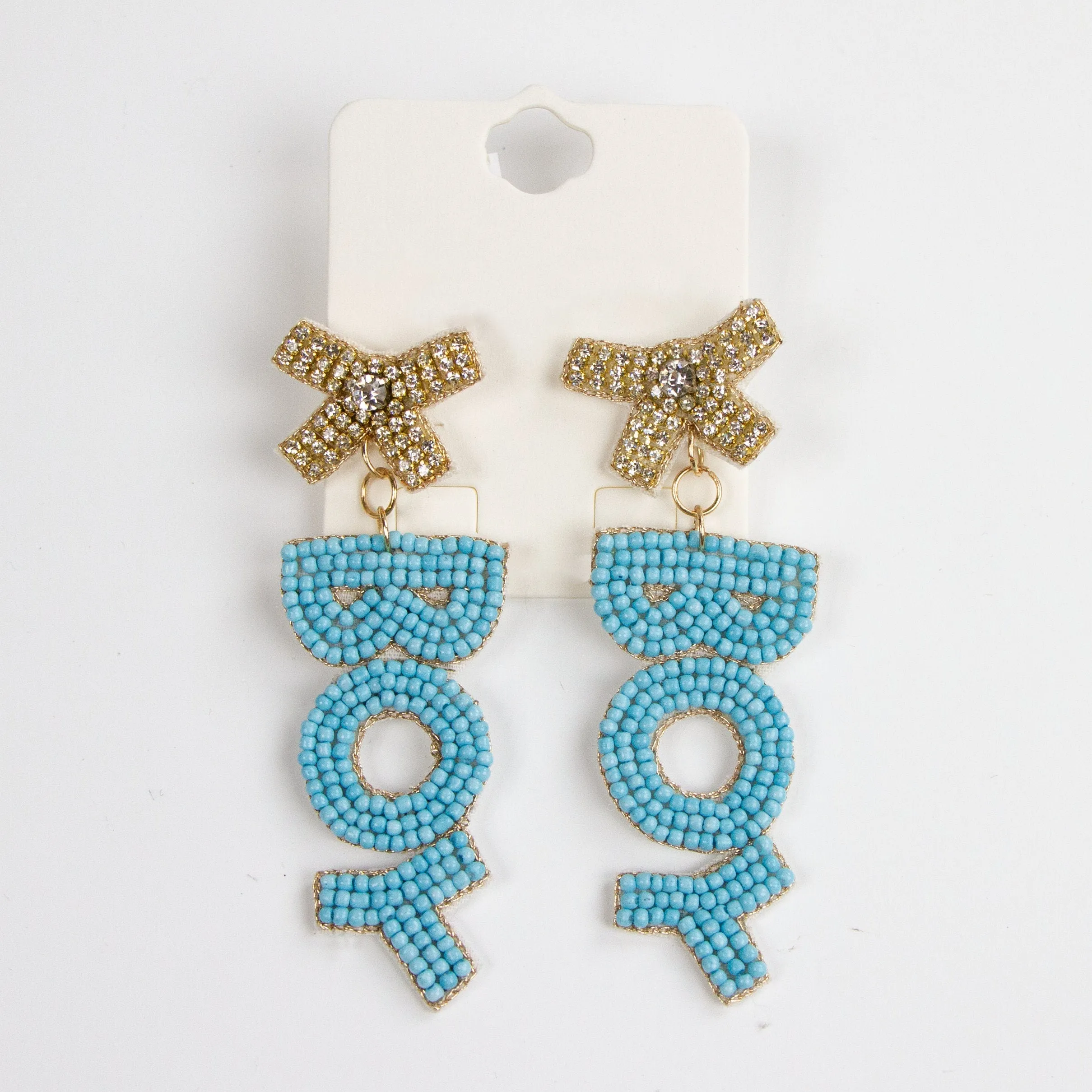 Blue Baby Feet Earrings