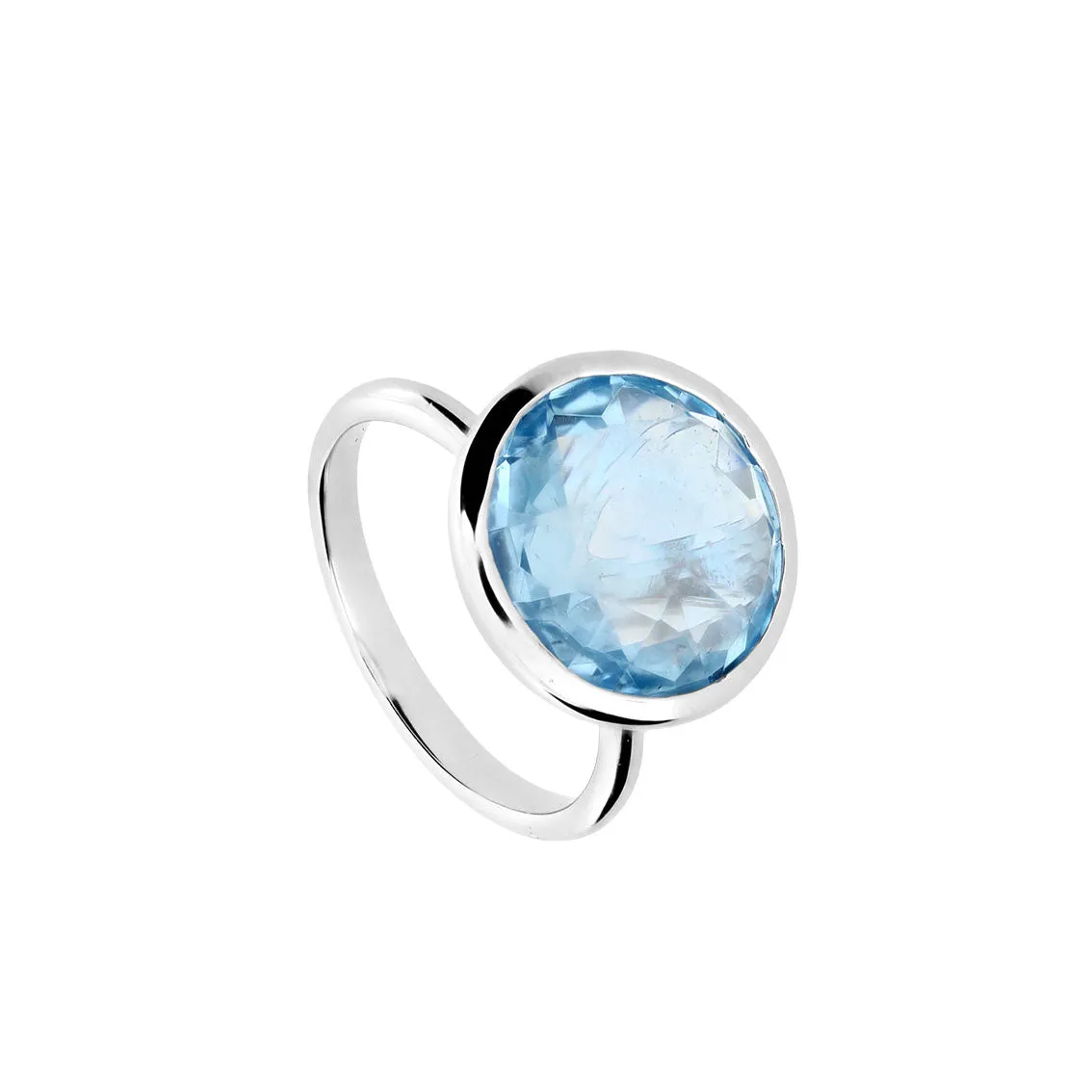 Blue Topaz Cocktail Ring