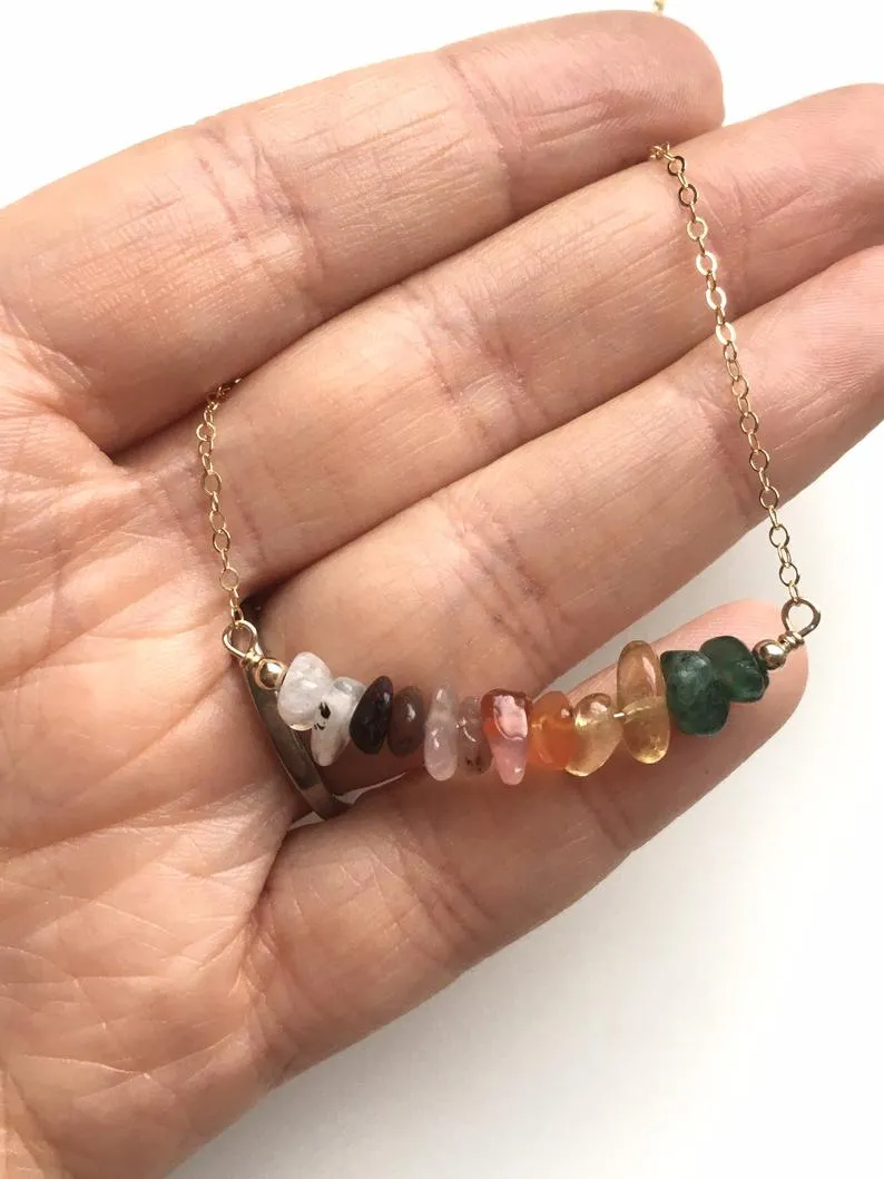 Cancer Zodiac Sign Crystal Necklace - June Birthday Gift - July Birthday Gift - Zodiac Gift - Crystal Healing