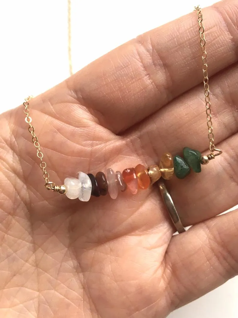 Cancer Zodiac Sign Crystal Necklace - June Birthday Gift - July Birthday Gift - Zodiac Gift - Crystal Healing