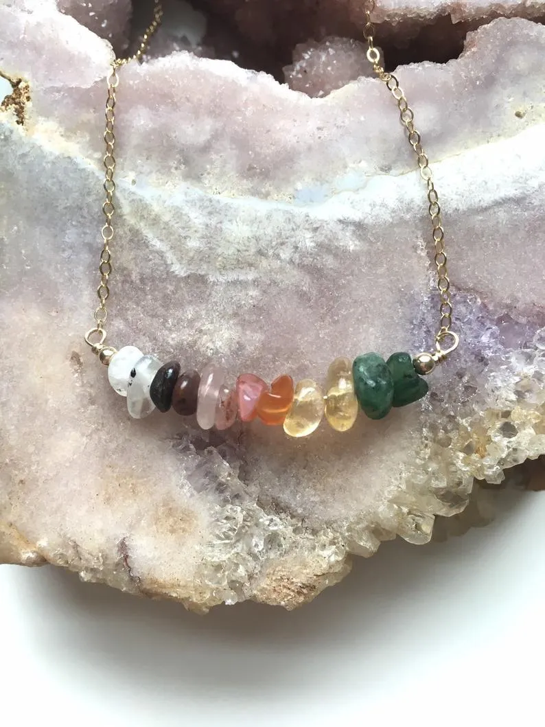 Cancer Zodiac Sign Crystal Necklace - June Birthday Gift - July Birthday Gift - Zodiac Gift - Crystal Healing