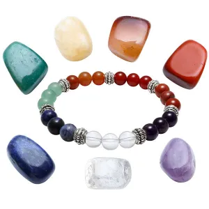 Chakra Bracelet & Stone Kit