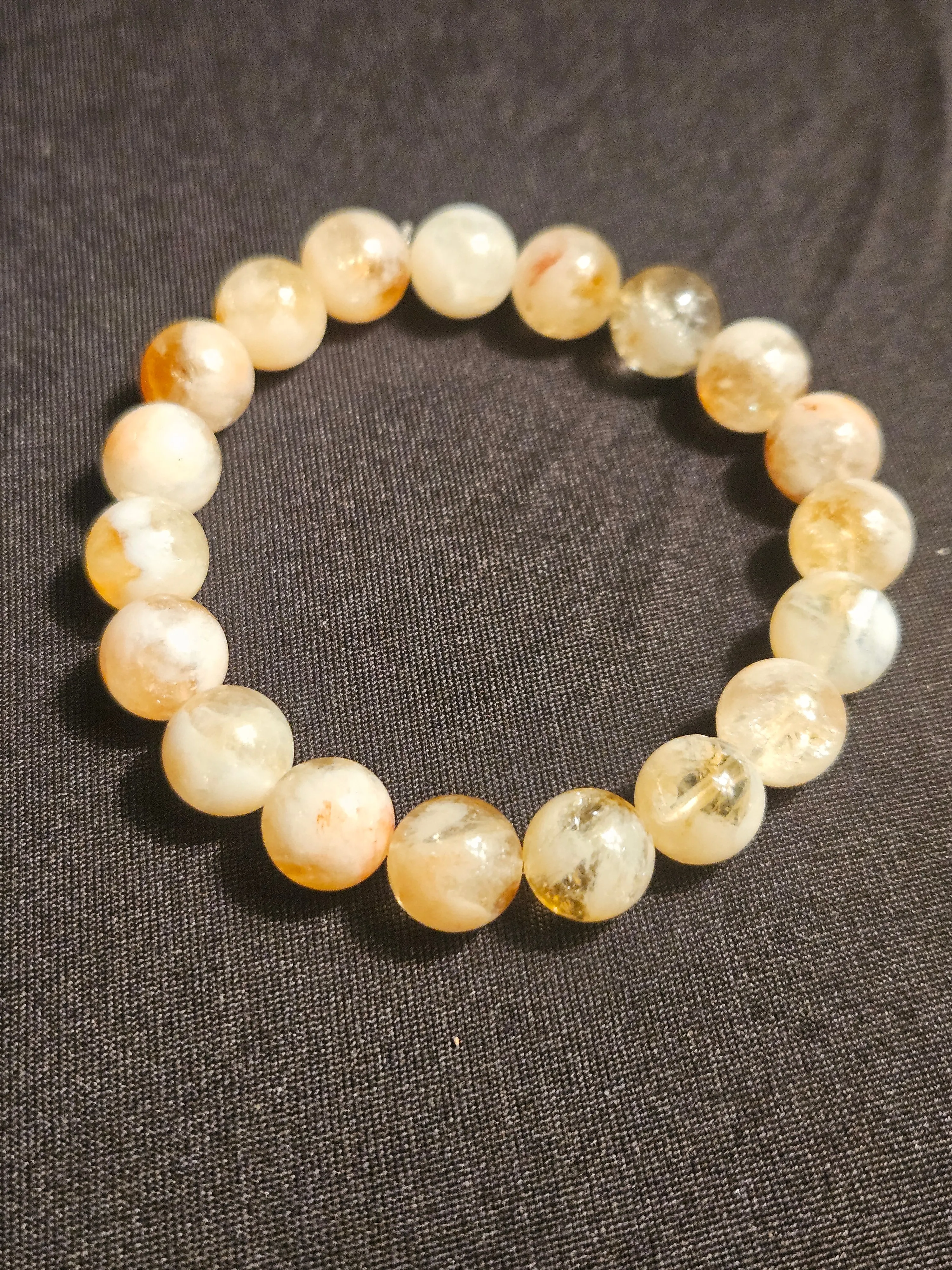 Citrine Crystal beaded Bracelet