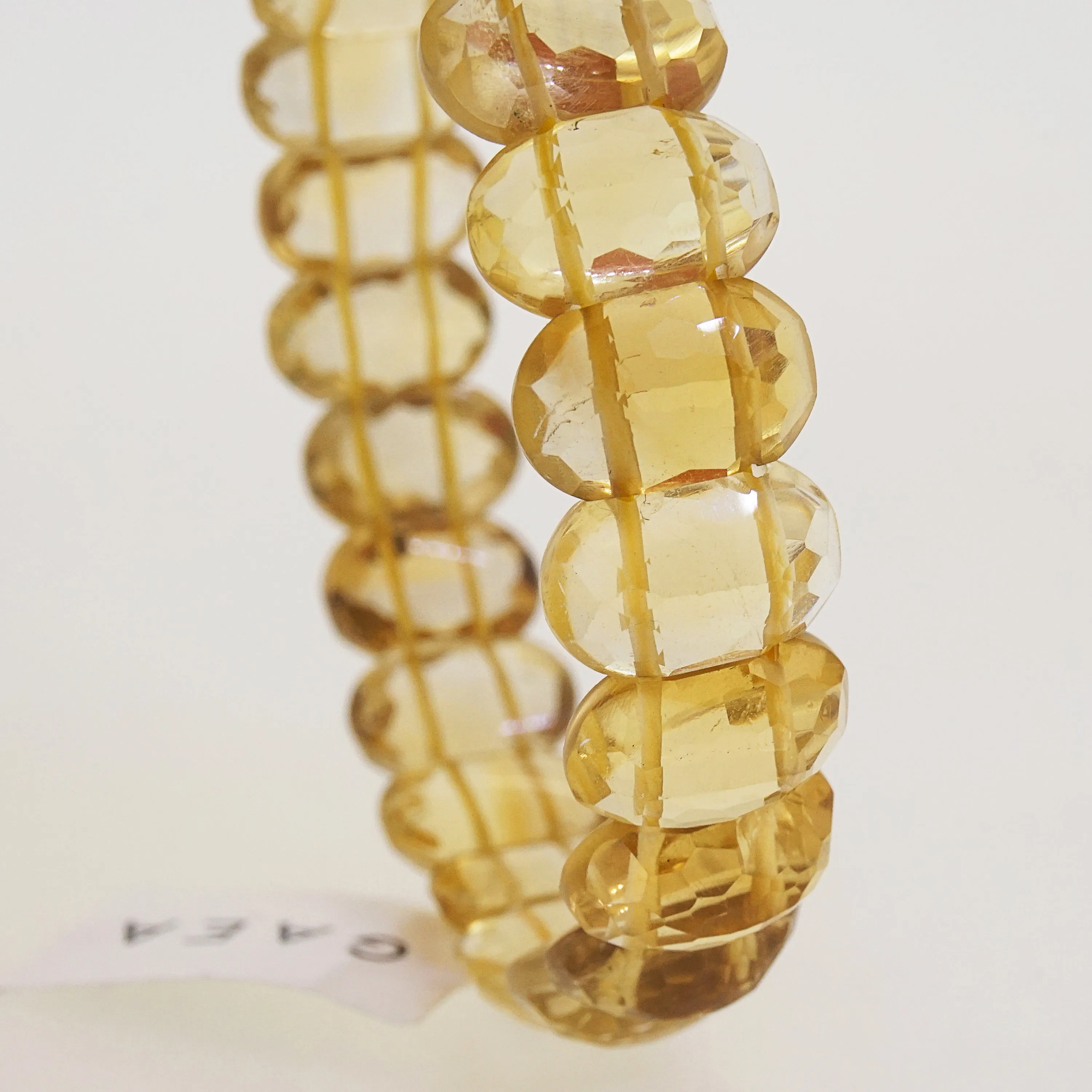 Citrine Oval Bangle (M)