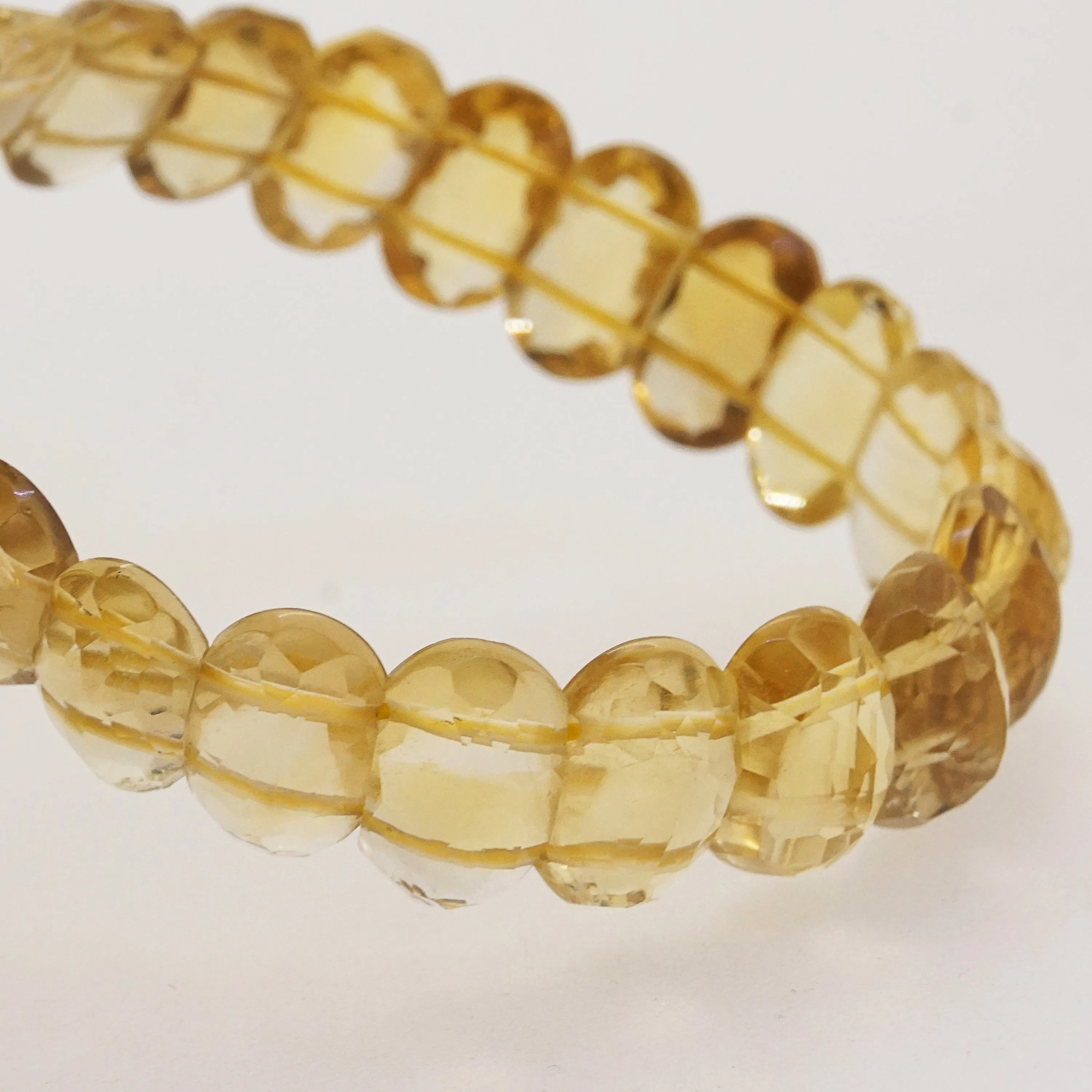 Citrine Oval Bangle (M)