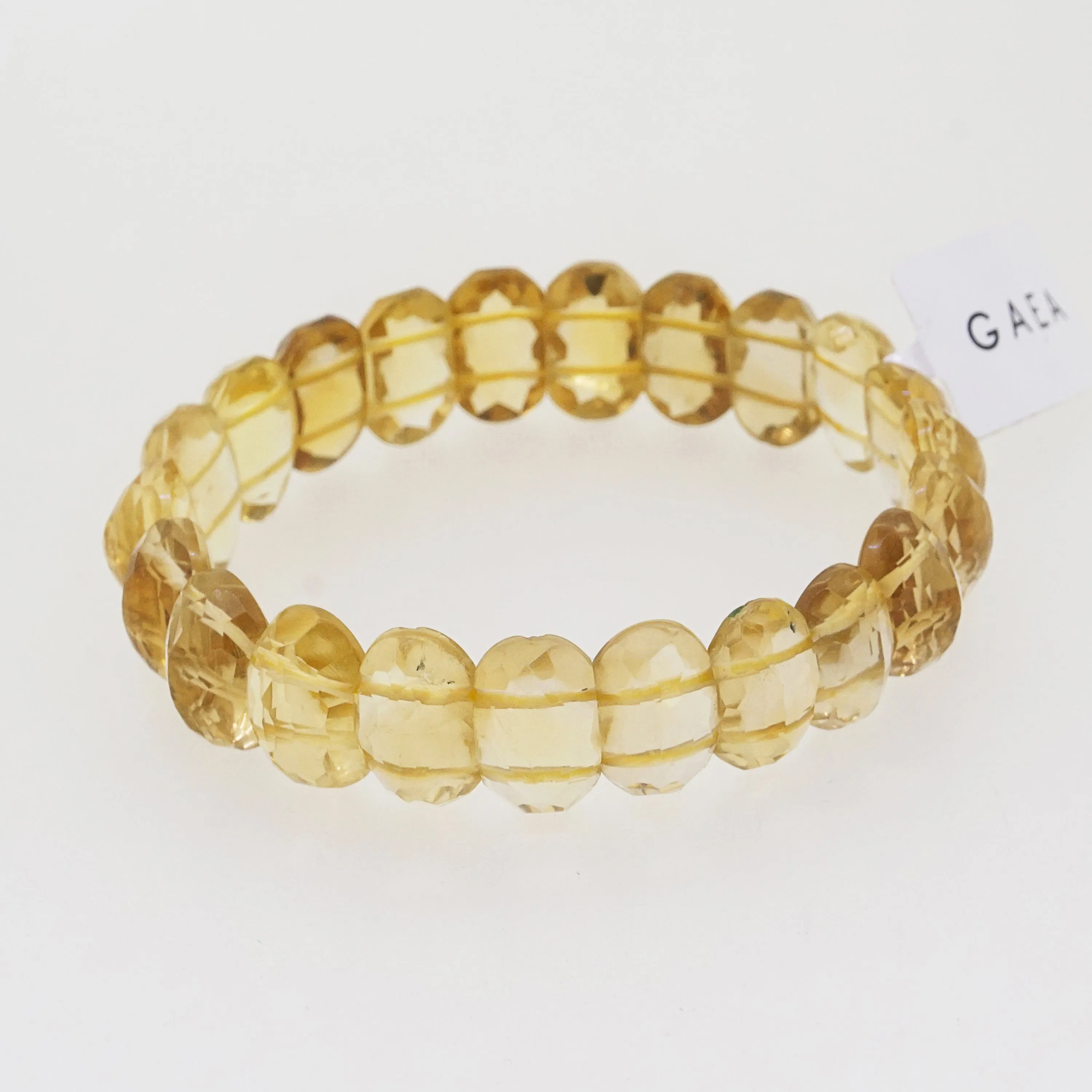 Citrine Oval Bangle (M)