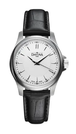 Classic Quartz Swiss-Made White Black Executive Watch 16758715