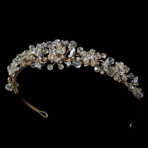 Crystal & Crystal Vine Bridal Tiara