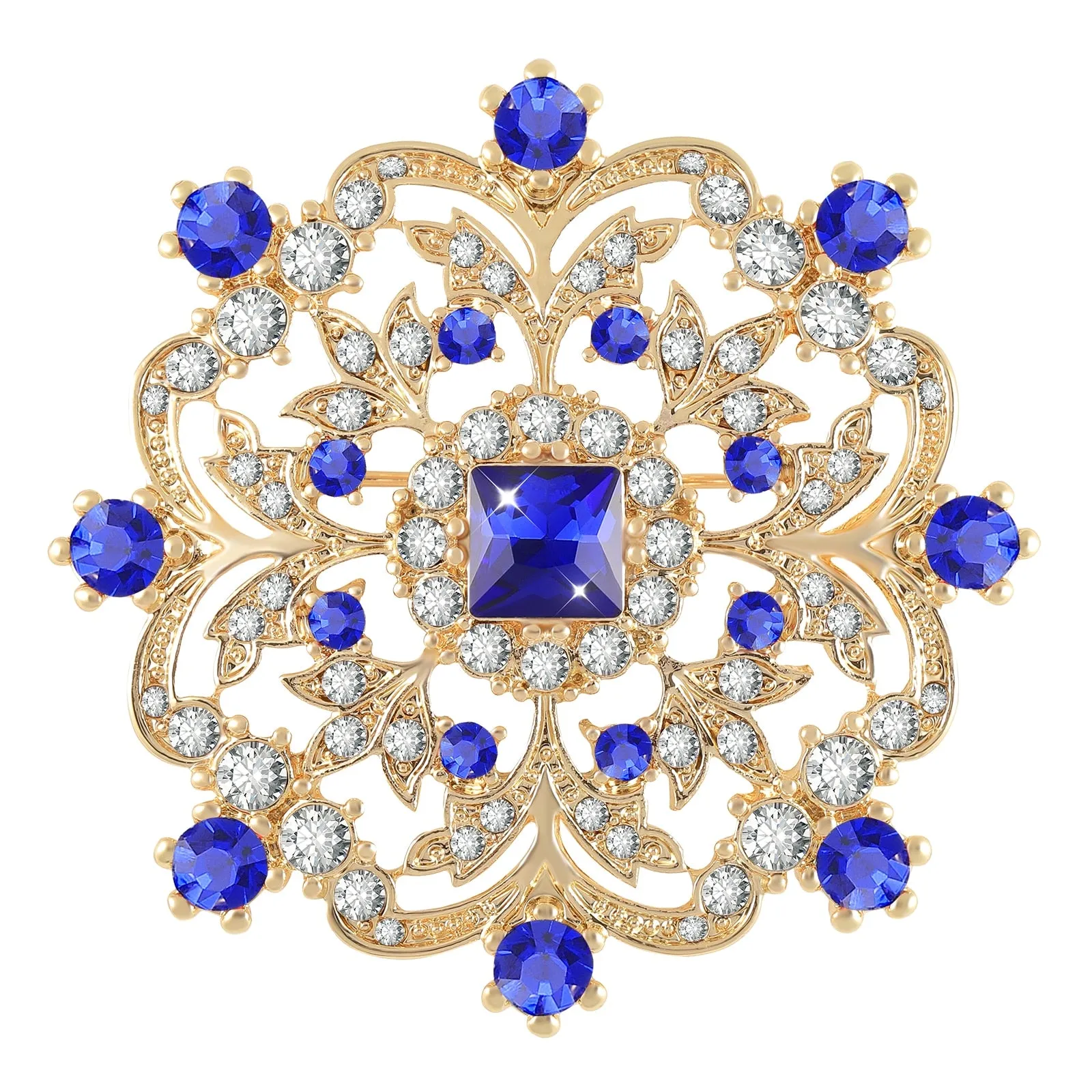 Cubic Zircon Brooch