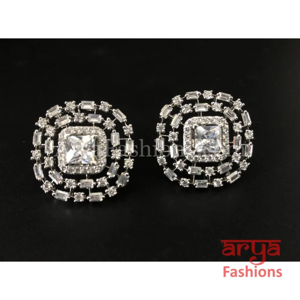 Cubic Zirconia Party Studs