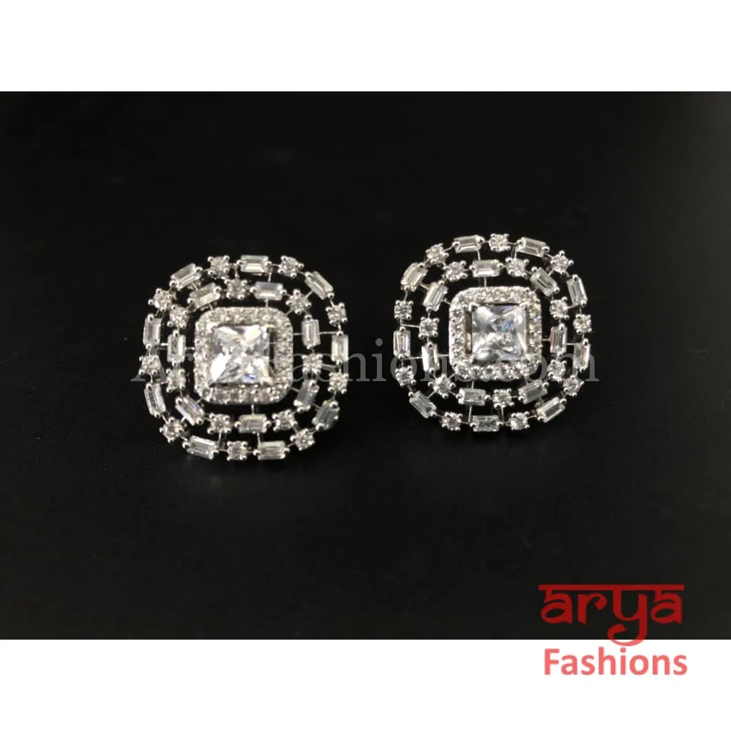 Cubic Zirconia Party Studs