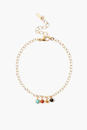 Delilah Charm Bracelet Multi Mix