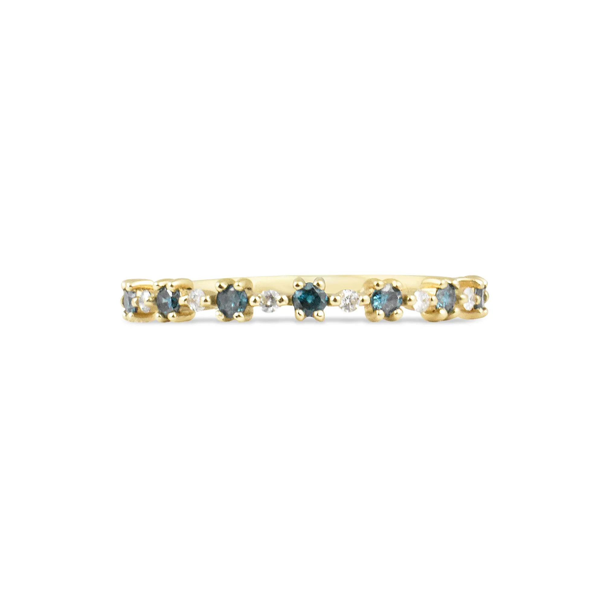 Diamond 14K Flowerette Ring