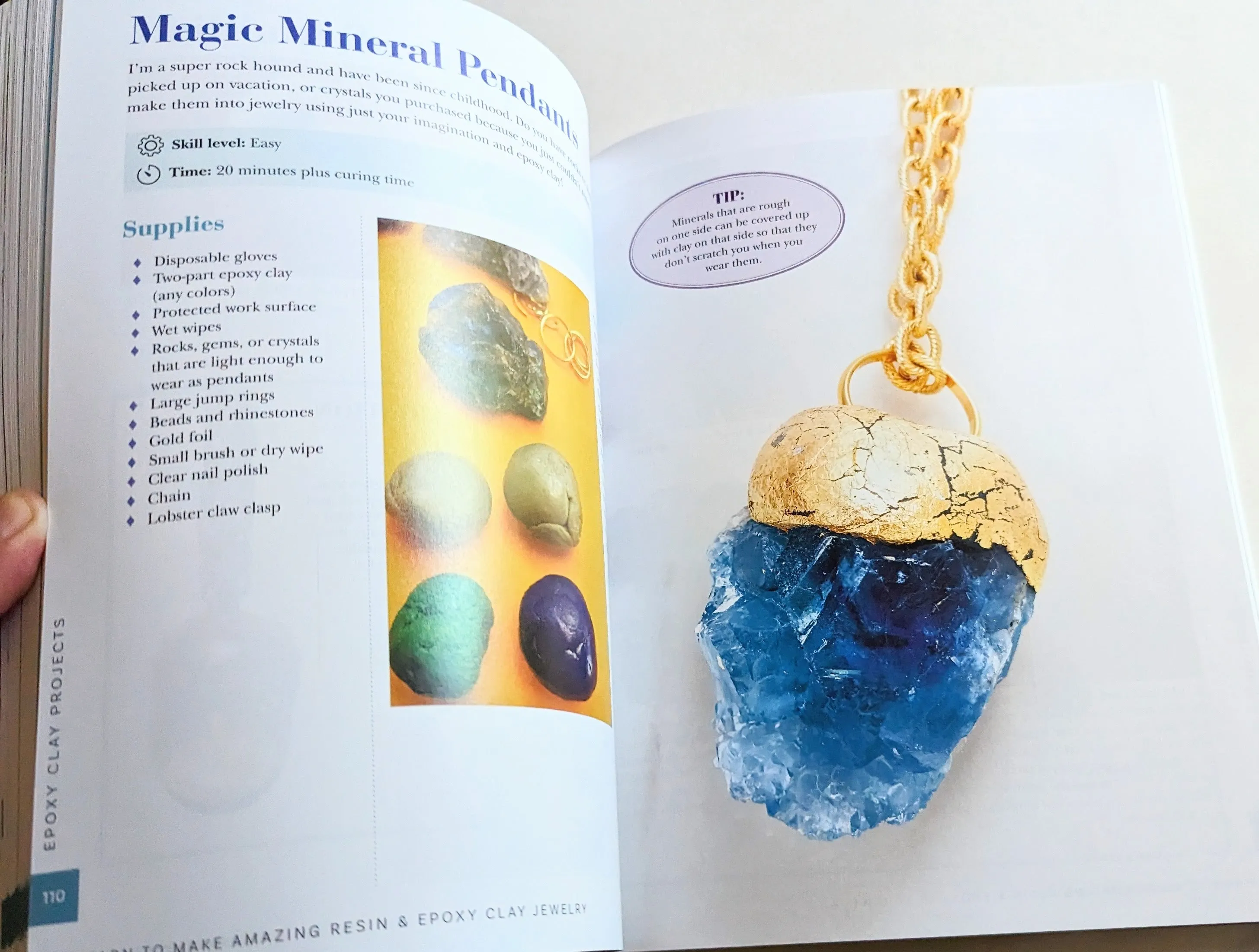 DIY Jewelry Book Autographed "Learn to Make Amazing Resin & Epoxy Clay Jewelry" by Sugar Gay Isber Fashion Jewelry Handmade Jewelry Interesting DIY Beginners Jewelry Making