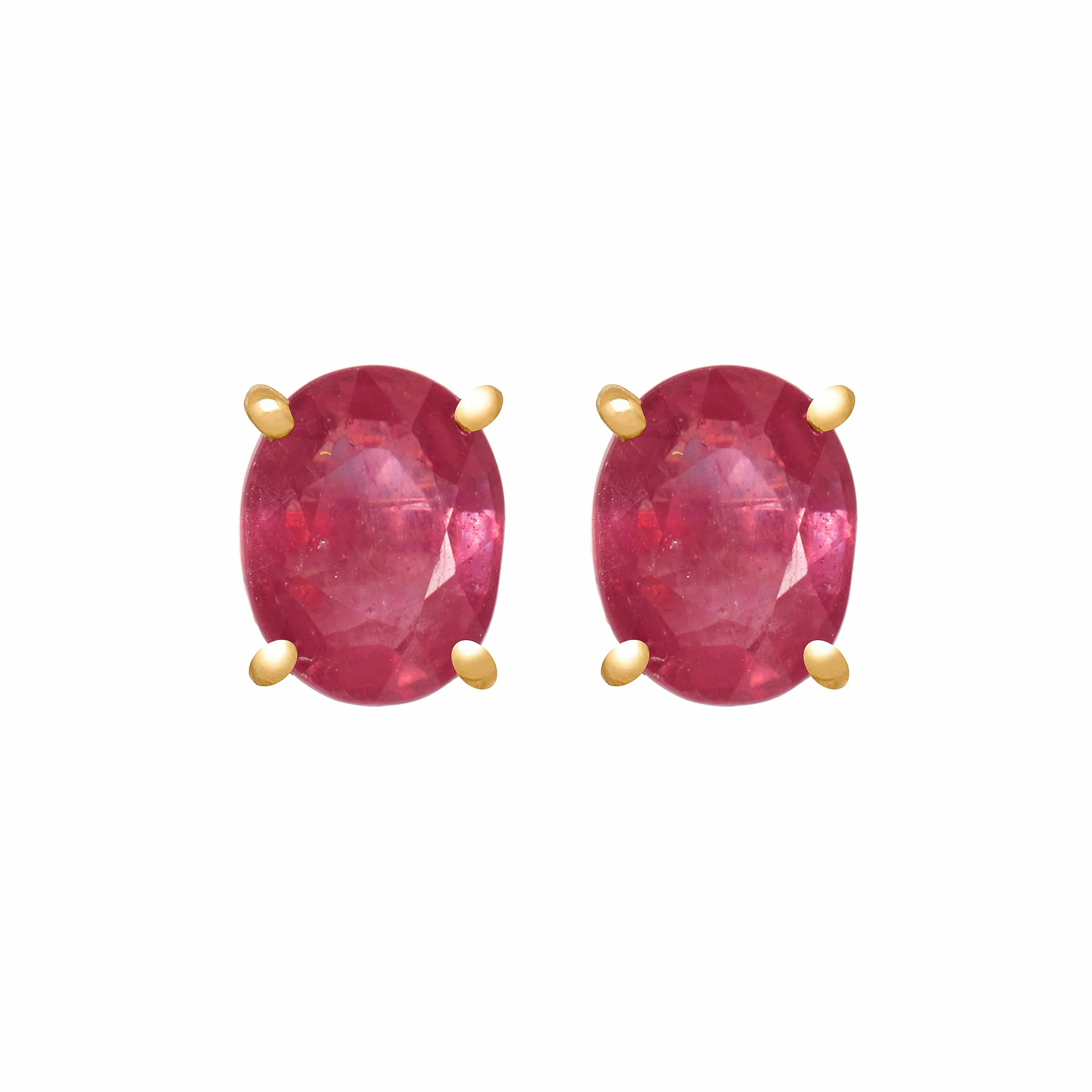 Earrings - Ruby Studs