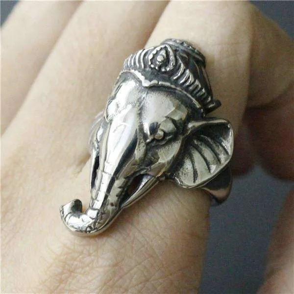 Elephant Tribal Ring