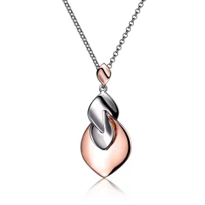 Elle - Sterling Silver Rose Petal Necklace