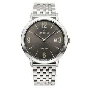 Eterna Watch Men's Eternity Grey Steel Automatic 2730.41.58.1746