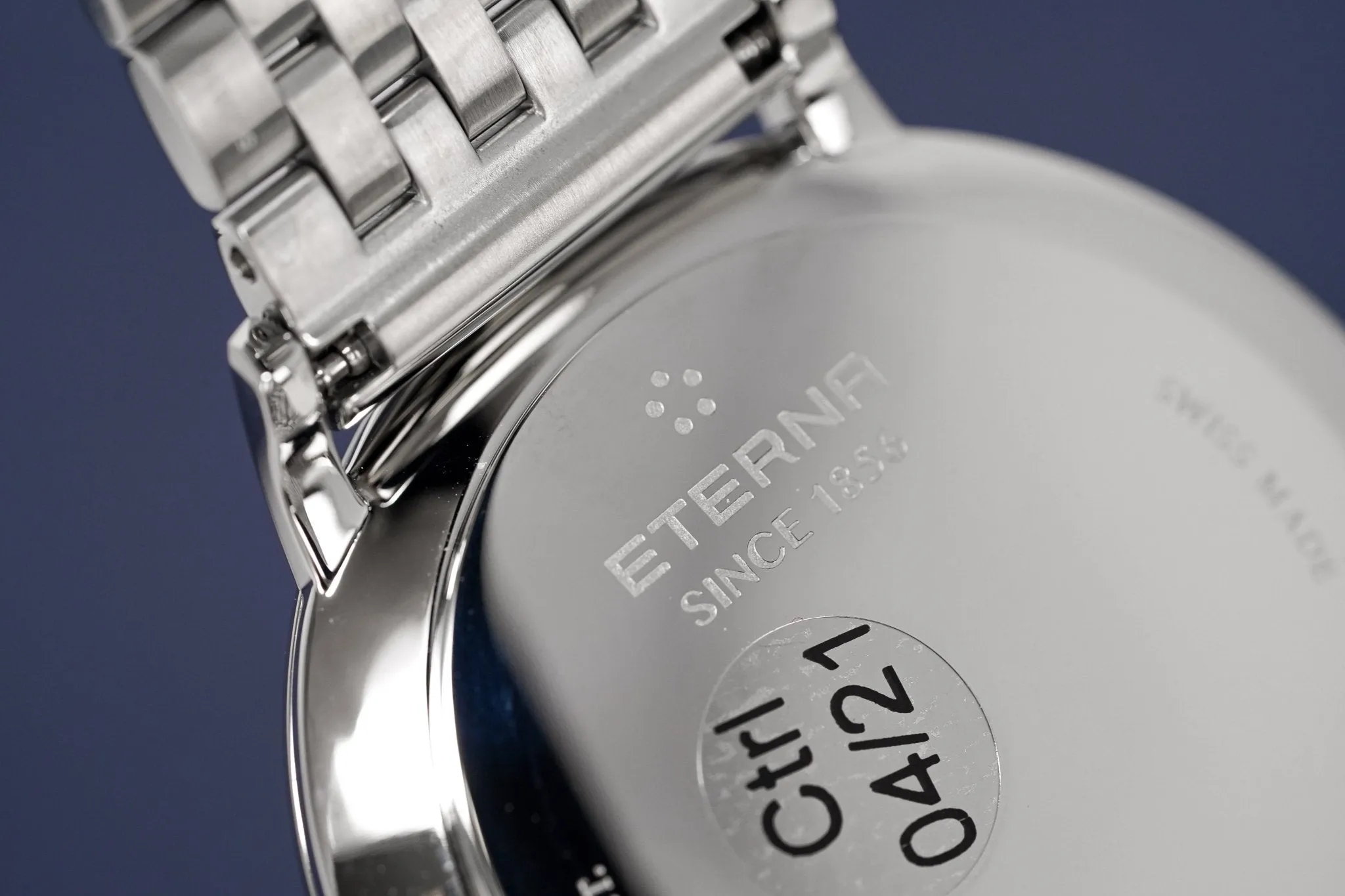 Eterna Watch Men's Eternity Grey Steel Automatic 2730.41.58.1746