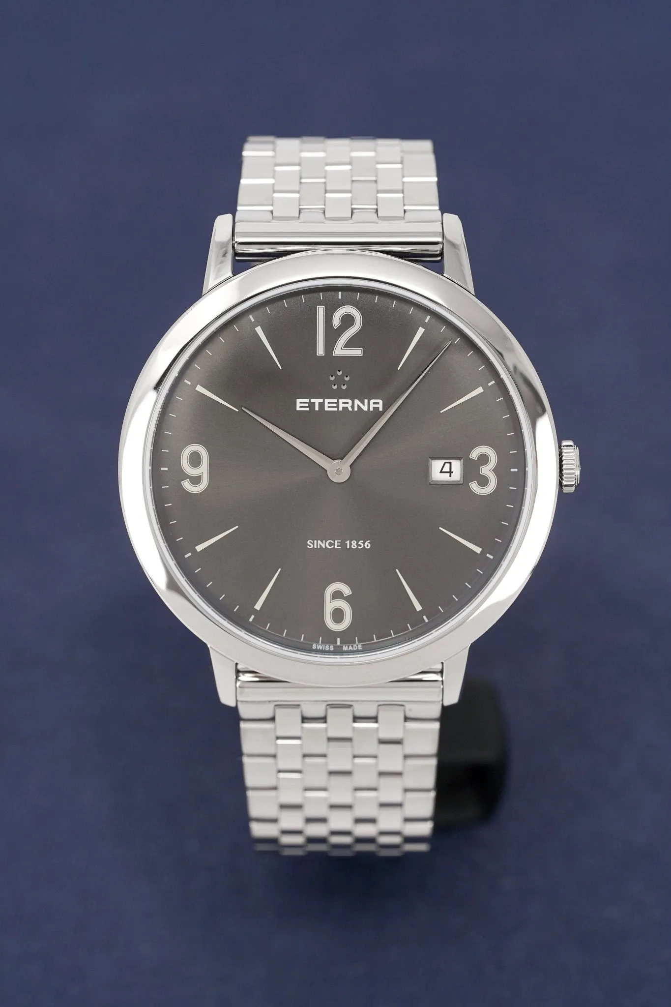 Eterna Watch Men's Eternity Grey Steel Automatic 2730.41.58.1746