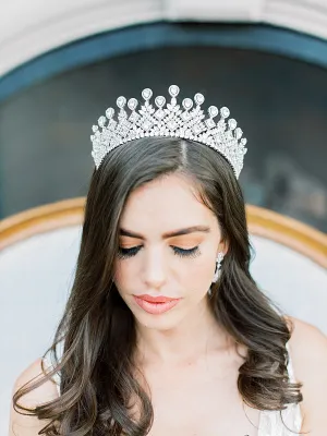 FIONA Simulated Diamond Tiara