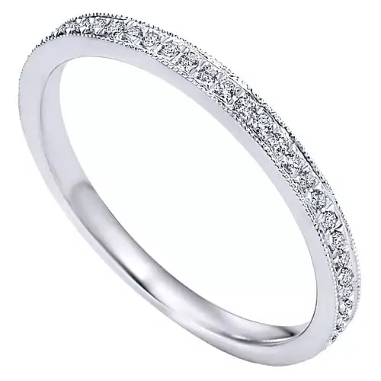 Gabriel & Co. Pave Diamond Eternity Band