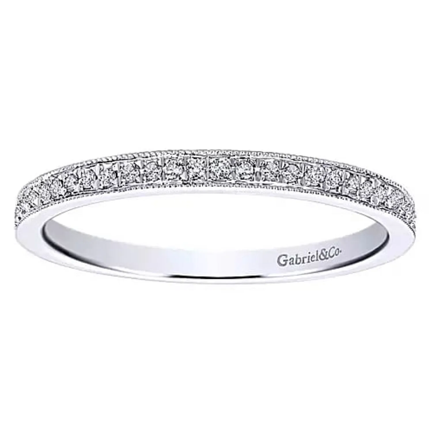 Gabriel & Co. Pave Diamond Eternity Band