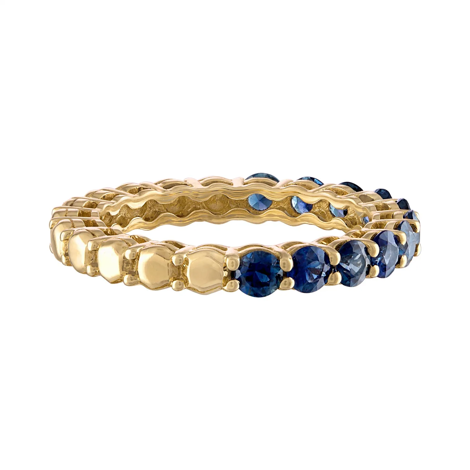 Gemini Goldstone™/Gemstone Stackable Band