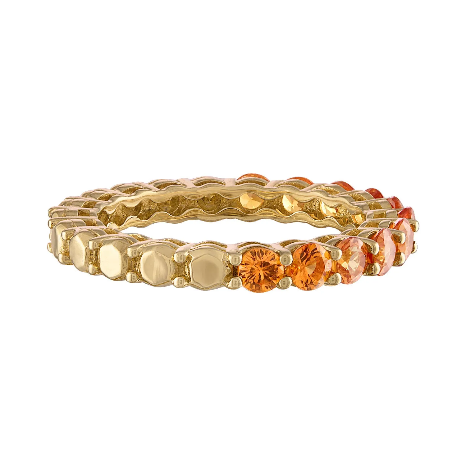 Gemini Goldstone™/Gemstone Stackable Band