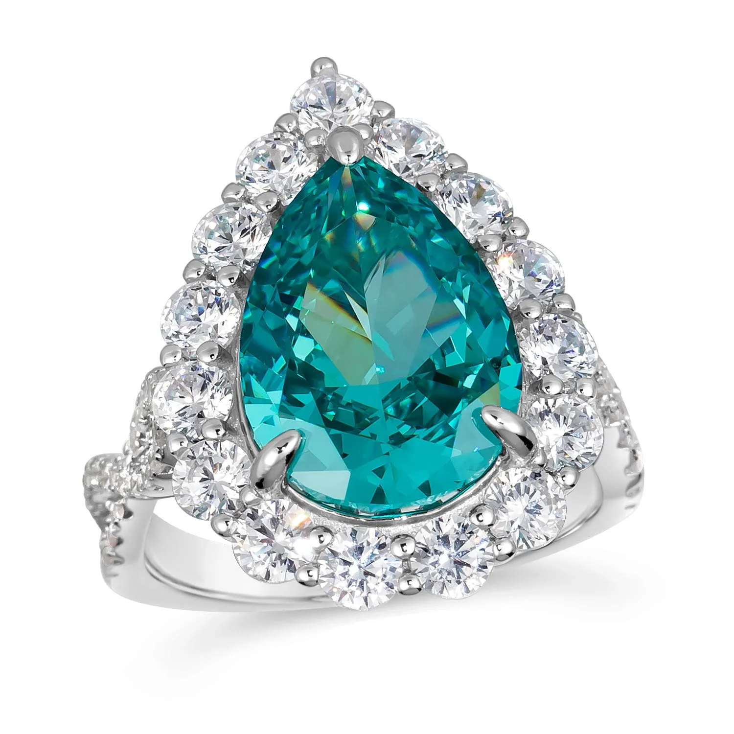 Gia Pear Shaped Cocktail Ring