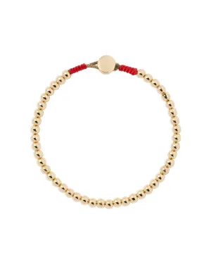 Gold Baby Bead Anklet